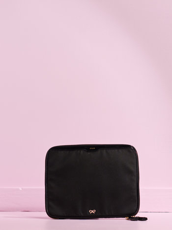 ANYA HINDMARCH Ipad Cover Black Nylon