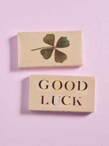 JOHN DERIAN John Derian Co. Matches - Good Luck Clover