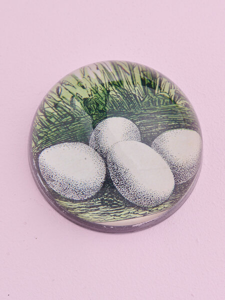 JOHN DERIAN Quail Eggs Paperweight