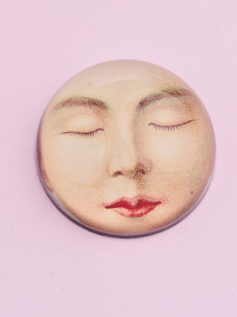 JOHN DERIAN Dome Paperweight -  Sleeping Lady