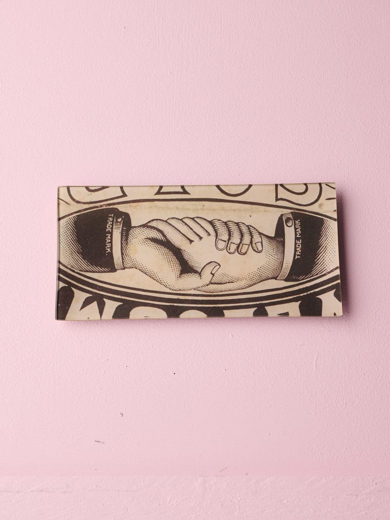 JOHN DERIAN Handshake Rectangle Tray