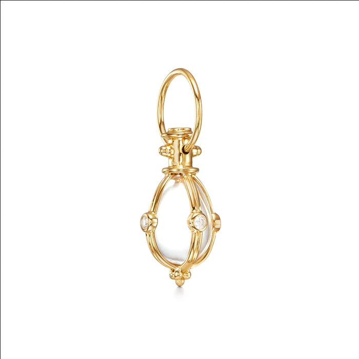 TEMPLE ST CLAIR 18K Small Diamond Classic Amulet