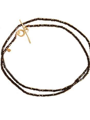 MONICA RILEY Spinel Heishi Necklace