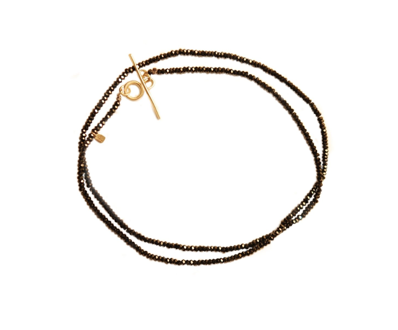 MONICA RILEY Spinel Heishi Necklace