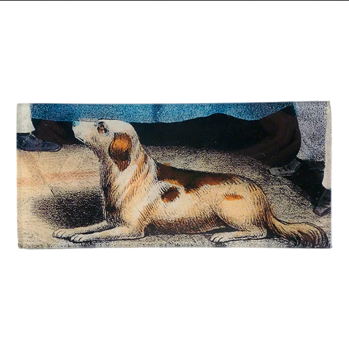A Dog's View 3.5 x 7" Rectangle Tray