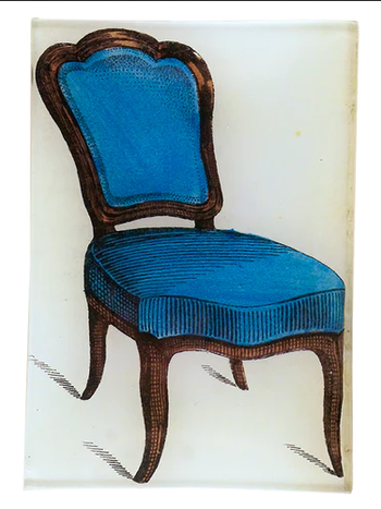 JOHN DERIAN Blue Chair Mini-Tray