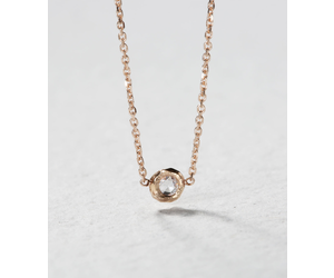 SIRCIAM Tiny Rose Cut Diamond Necklace