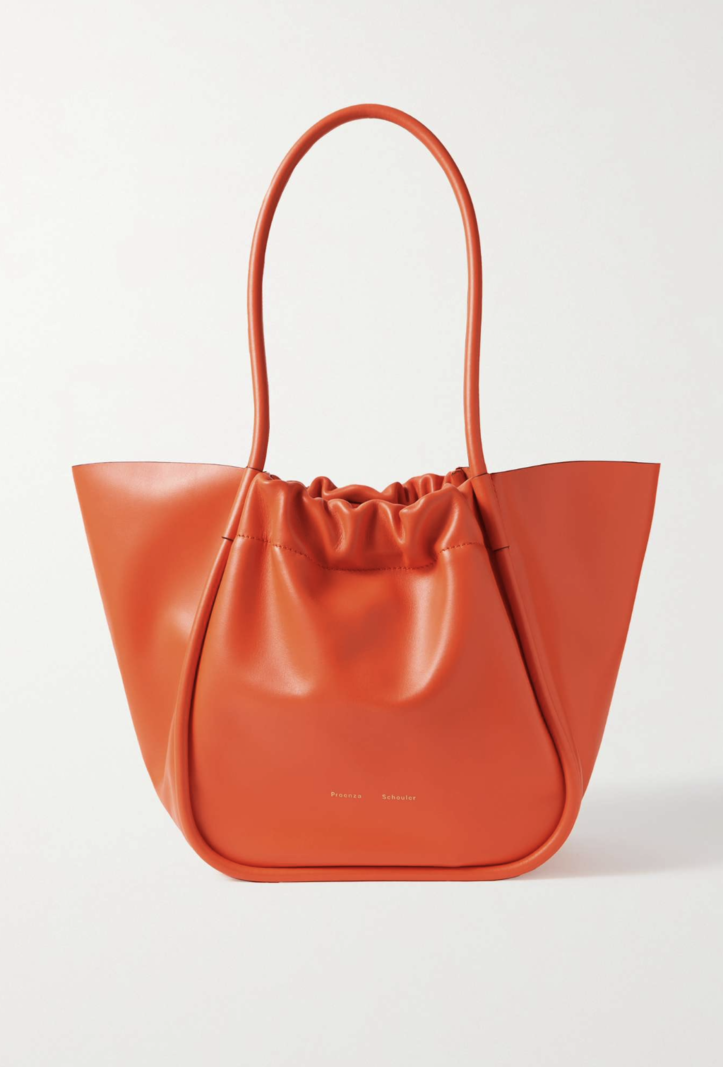 Proenza Schouler Large Ruched Leather Tote