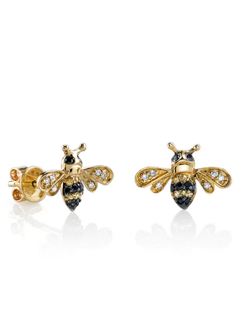 SYDNEY EVAN Mini Bee Stud Earring