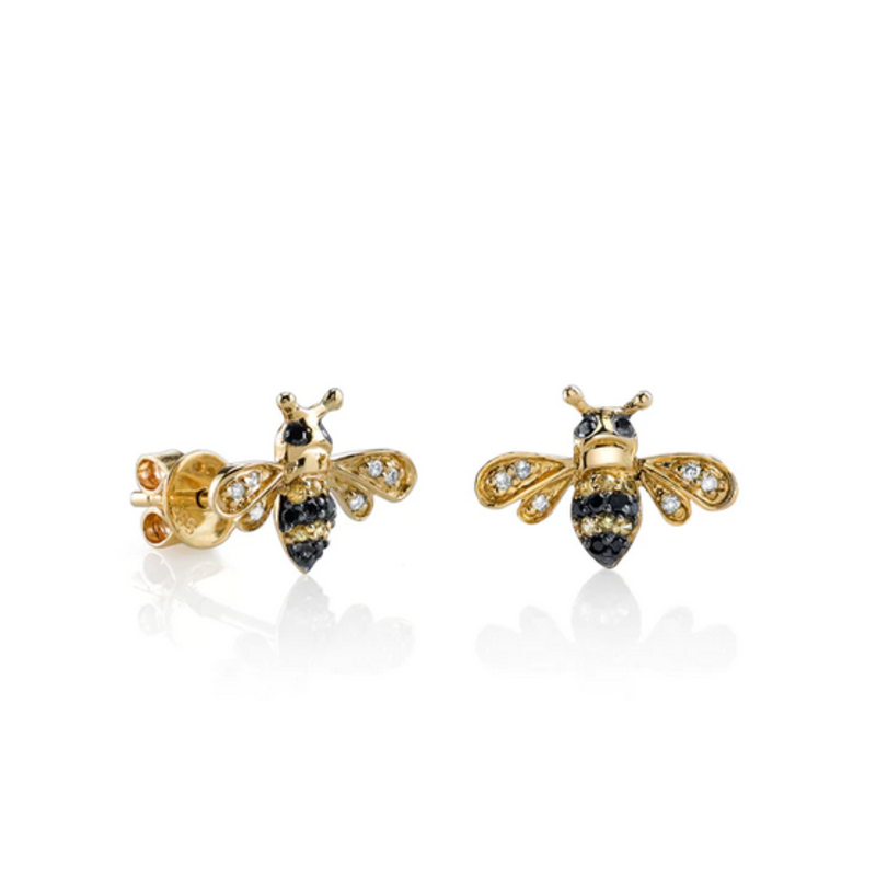 SYDNEY EVAN Mini Bee Stud Earring