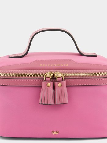 ANYA HINDMARCH Nylon Small Vanity Kit - Bridesmaid Pink