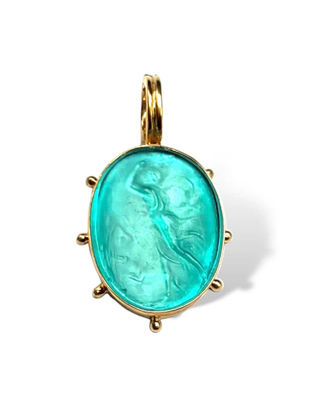 DINA MACKNEY Verde Marino Intaglio Enhancer