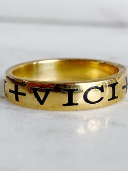 ERICA MOLINARI Veni Vidi Vici Flat Ring