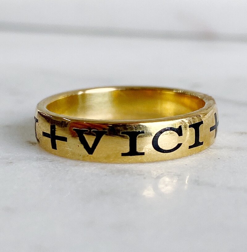 ERICA MOLINARI Veni Vidi Vici Flat Ring