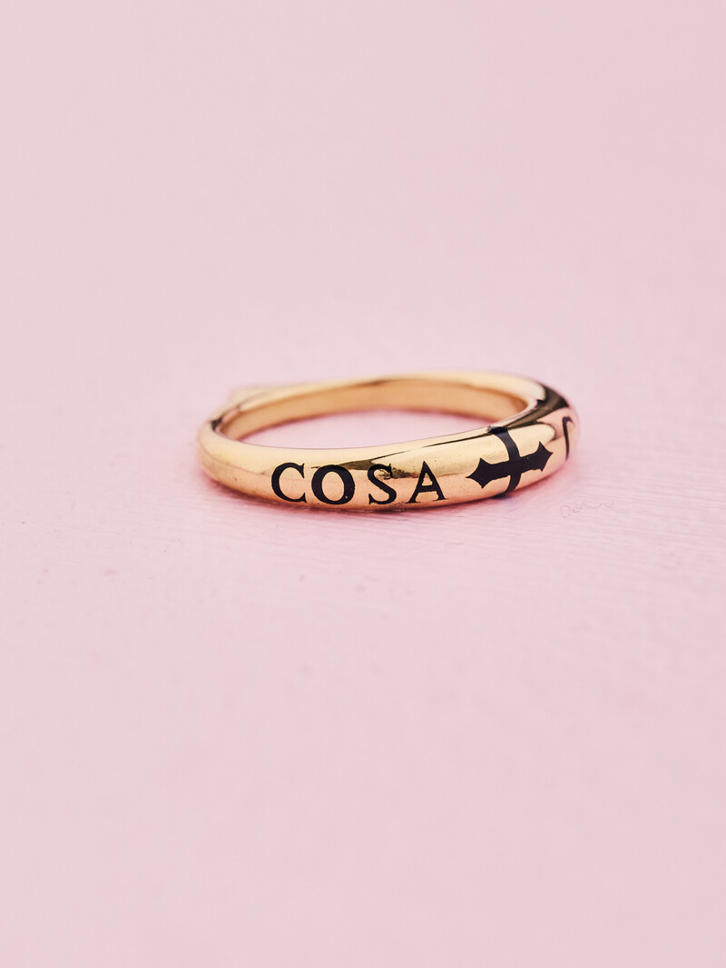 ERICA MOLINARI Cosa Cazzo Tapered Ring