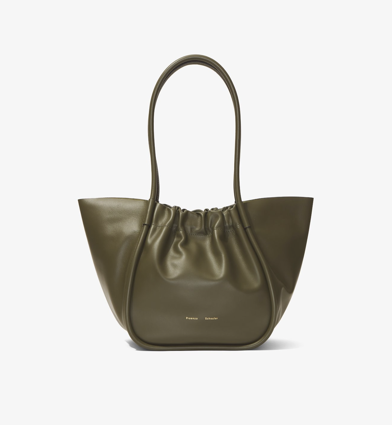 PROENZA SCHOULER Large Ruched Tote - Olive