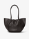 PROENZA SCHOULER Large Ruched Tote - Black Python