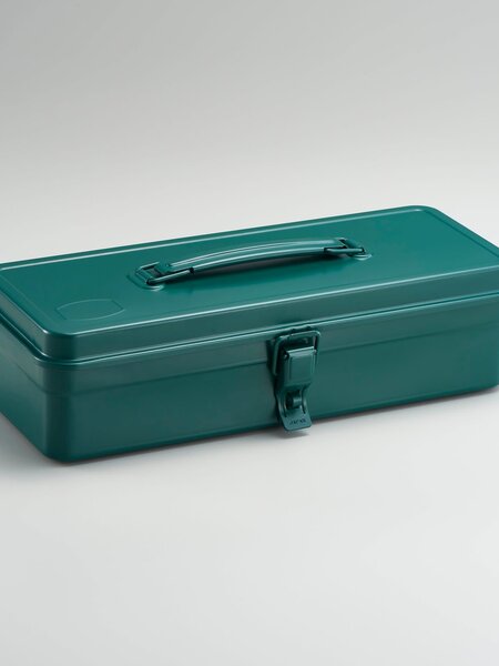TOYO Steel Toolbox with Top Handle T-320 - Antique Green