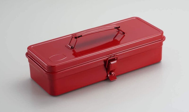 TOYO Steel Toolbox with Top Handle T-320 - Red