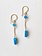 SHANNON JOHNSON Turquoise 4 Stone Dangle Earrings