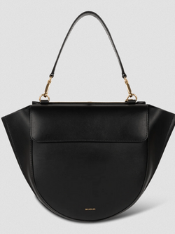WANDLER Medium Hortensia Bag- Black