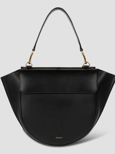 WANDLER Medium Hortensia Bag- Black