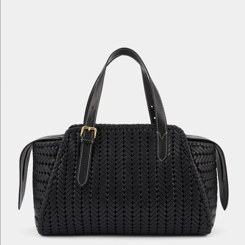 ANYA HINDMARCH Neeson Zip Top Bag - Black