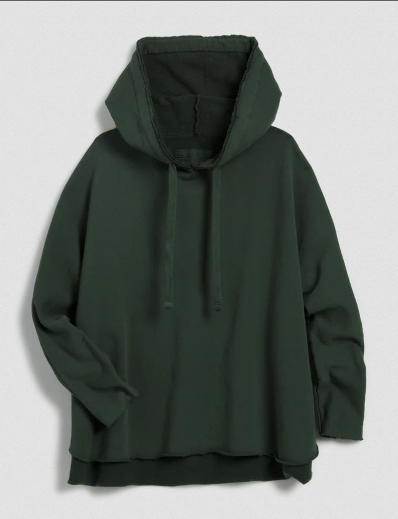 FRANK & EILEEN Kane Capelet Hoodie - Evergreen