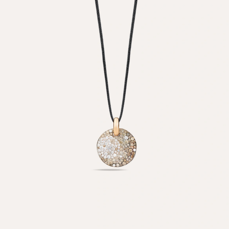 POMELLATO Sabbia White & Brown Diamond Pendant