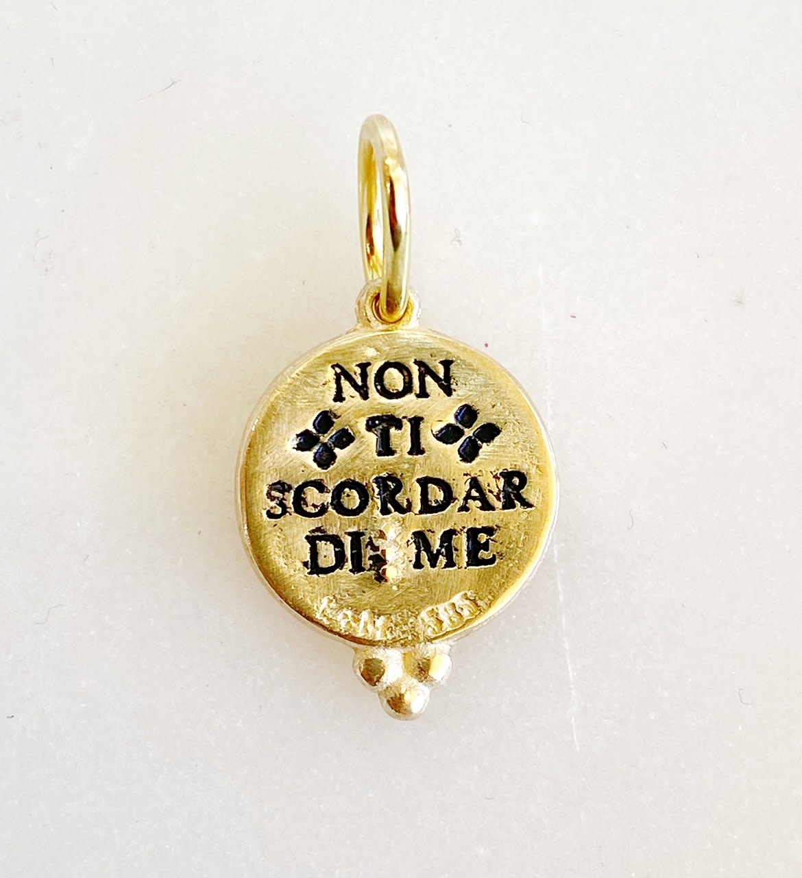 ERICA MOLINARI 14K Round 3 Diamond Tree of Life Charm