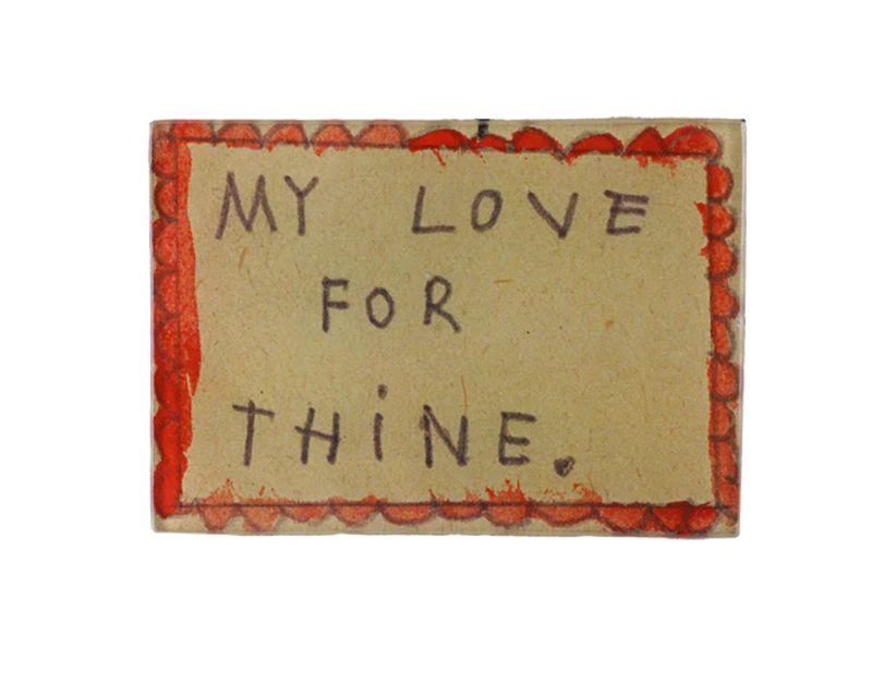 JOHN DERIAN My Love for Thine 3.5 x 5" Tiny Tray