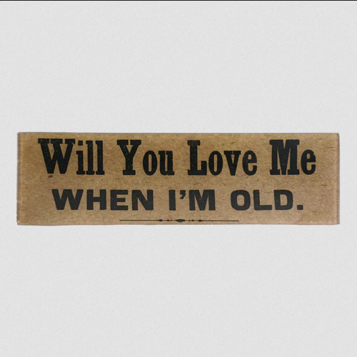 JOHN DERIAN Will You Love Me When I'm Old