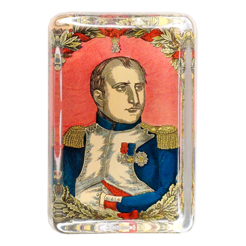 JOHN DERIAN XL Rectangular Paperweight - Napoleon Portrait