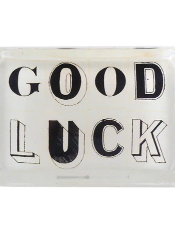 JOHN DERIAN XL Rectangular Paperweight - Good Luck