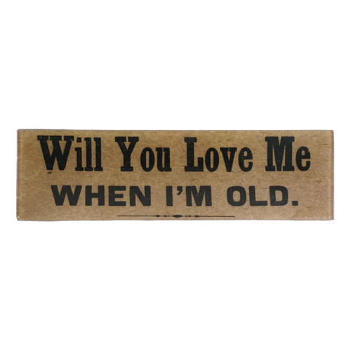 JOHN DERIAN Will You Love Me When I'm Old
