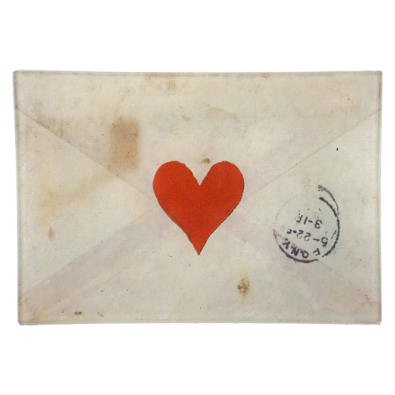 JOHN DERIAN Love Letter 4.5 x 6.5" Mini-Tray