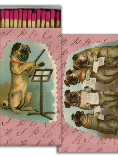 JOHN DERIAN John Derian Co. Matches - Pug Choir
