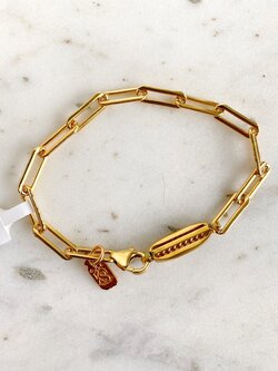 SENNOD Milly Paperclip Bracelet