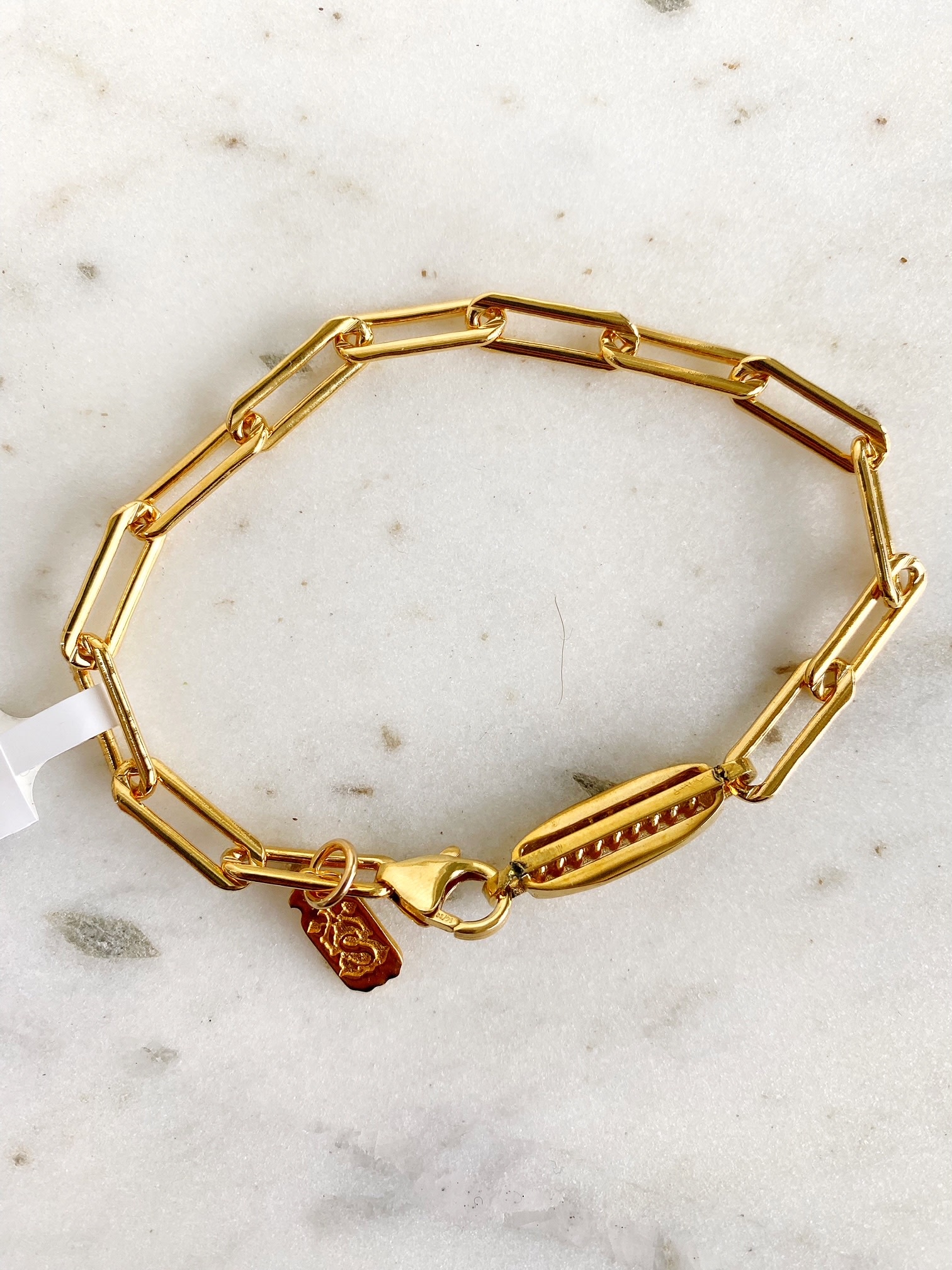 SENNOD Milly Paperclip Bracelet