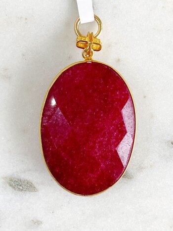 SENNOD Ruby Oval Vignette