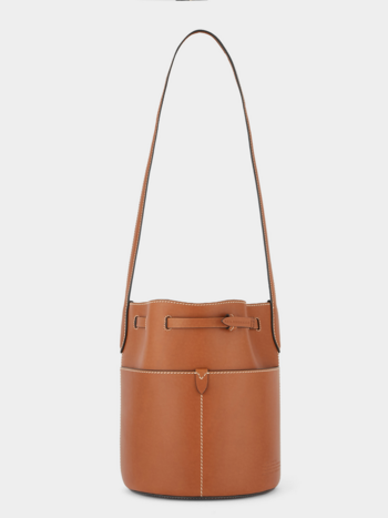 ANYA HINDMARCH Return to Nature Small Bucket Bag - Tan Compostable Leather