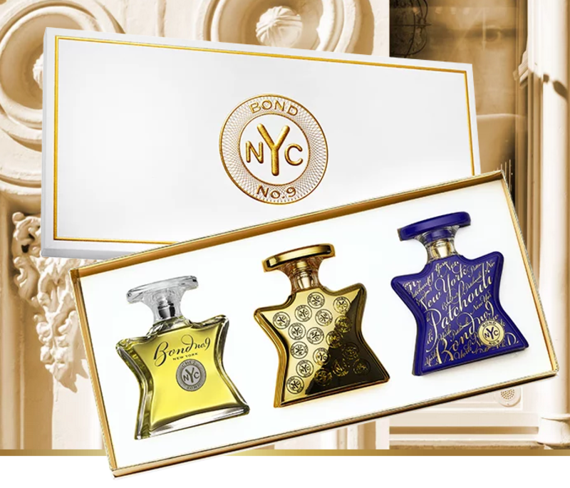 2023 Men s Luxe Trio Set Chez Bond Patchouli Gold Signature Kiki