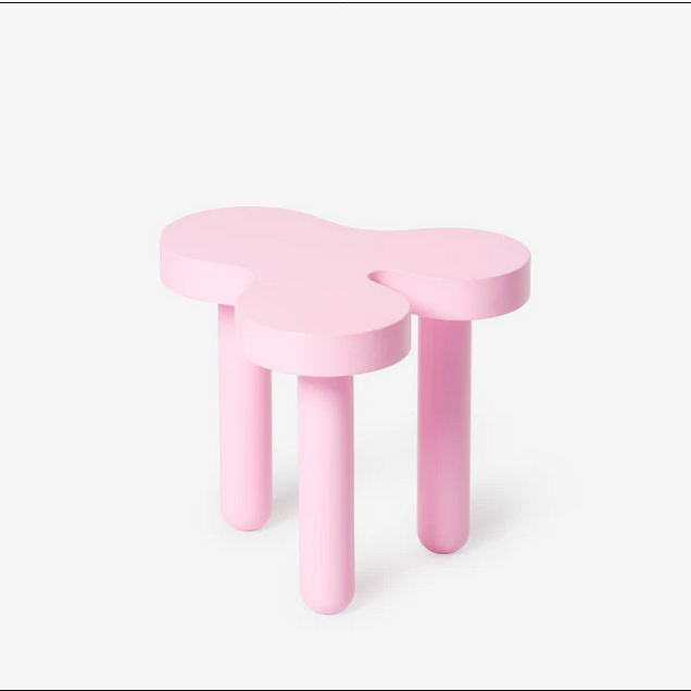 Short Splat Side Table - Pink
