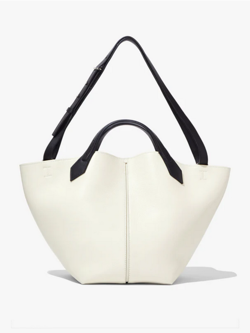 PROENZA SCHOULER Large Chelsea Tote - Ivory & Black