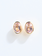 14K Bezel Oval Morganite Stud Earrings