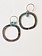 SHANNON JOHNSON Sterling Navajo Shiny Big Hoop Earrings