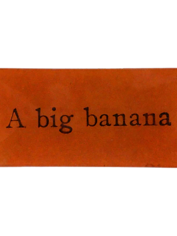 JOHN DERIAN A Big Banana 3.5 x 7" Rect. Tray