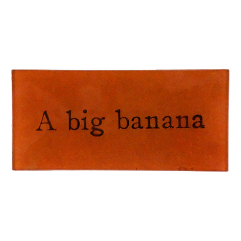 JOHN DERIAN A Big Banana 3.5 x 7" Rect. Tray