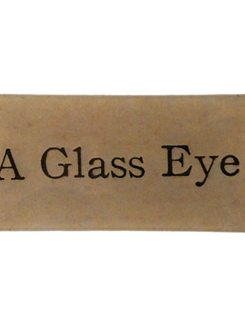 JOHN DERIAN A Glass Eye 3.5 x 7" Rect. Tray