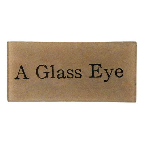 JOHN DERIAN A Glass Eye